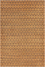 Chandra Abree ABR-52003 Gold and Black rug, flat view