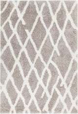 Chandra Aerona AER-40003 Tan and White rug, flat view