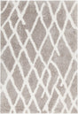 Chandra Aerona AER-40003 Tan and White rug, flat view