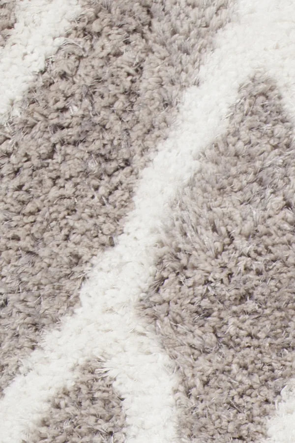 Chandra Aerona AER-40003 Tan and White rug, texture close-up