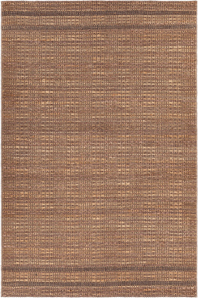 Chandra Agnes AGN-52100 Brown and Natural and Black rug, flat view