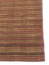 Chandra Agnes AGN-52102 Red and Natural and Black rug, corner detail