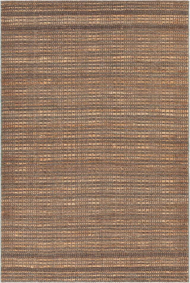 Chandra Agnes AGN-52103 Blue and Natural and Black rug, flat view