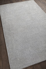 Chandra Alcon ALC-35501 Silver rug, angled side view
