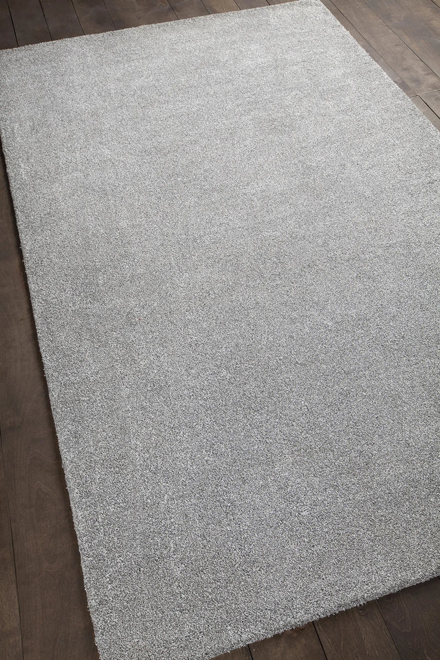 Chandra Alcon ALC-35501 Silver rug, angled side view