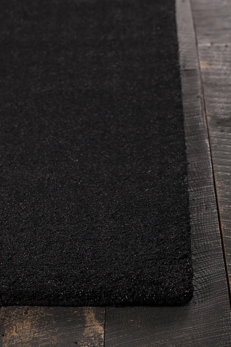 Chandra Alcon ALC-35503 Black rug, corner detail