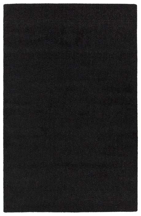 Chandra Alcon ALC-35503 Black rug, flat view