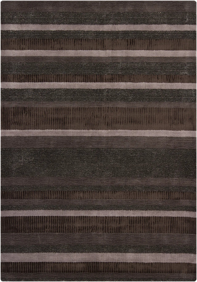 Chandra Amigo AMI-30501 Brown rug, flat view