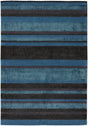 Chandra Amigo AMI-30502 Blue and Grey and Charcoal rug, flat view