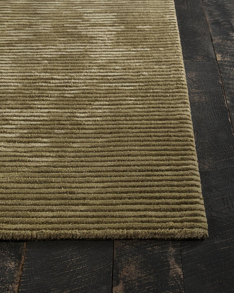 Chandra Angelo ANG-26202 Green rug, corner detail