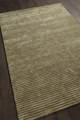 Chandra Angelo ANG-26202 Green rug, angled side view