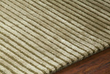 Chandra Angelo ANG-26202 Green rug, side detail view