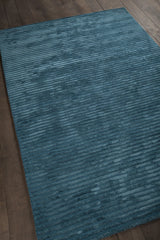 Chandra Angelo ANG-26204 Blue rug, angled side view