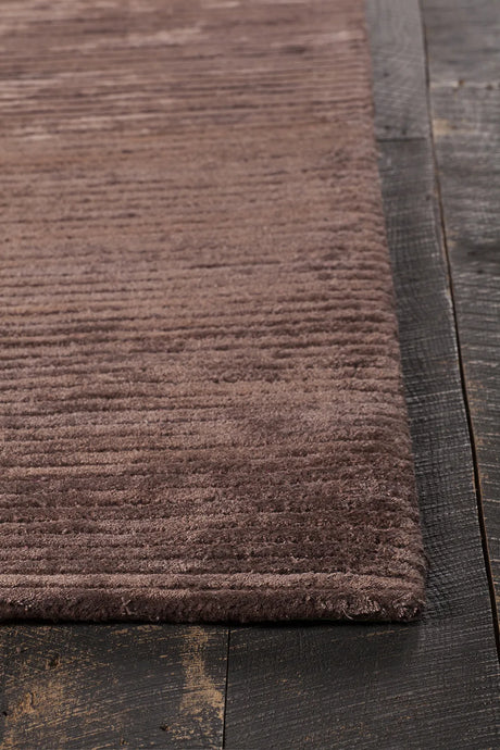 Chandra Angelo ANG-26205 Brown rug, corner detail