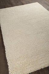 Chandra Anni ANN-11400 Ivory rug, angled side view