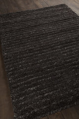 Chandra Anni ANN-11404 Brown and Ivory rug, angled side view