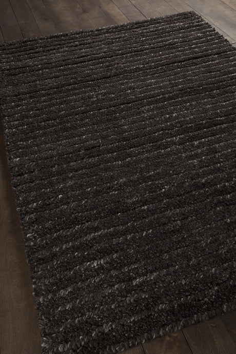 Chandra Anni ANN-11404 Brown and Ivory rug, angled side view