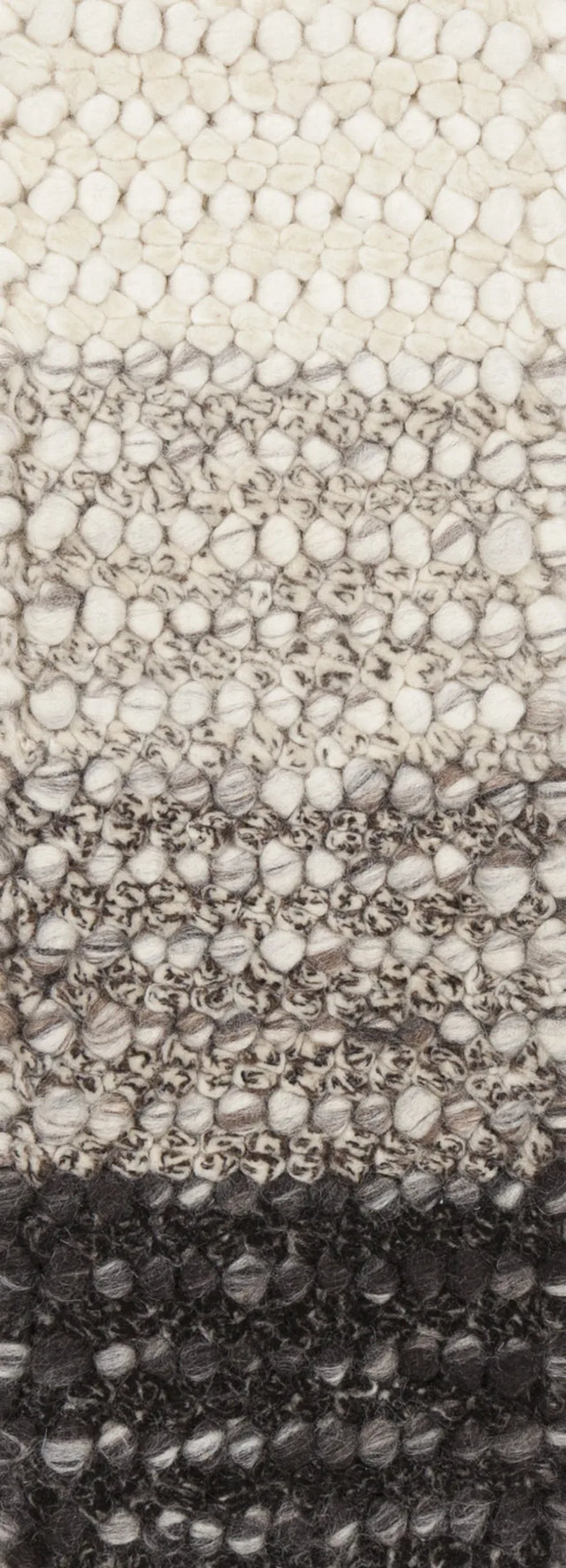 Chandra Anni sample color blanket, Brown and Ivory