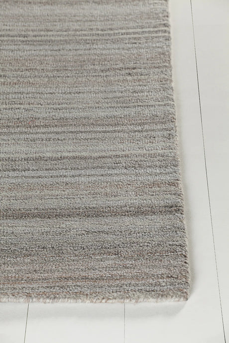 Chandra Anya ANY-44103 Grey and Silver rug, corner detail