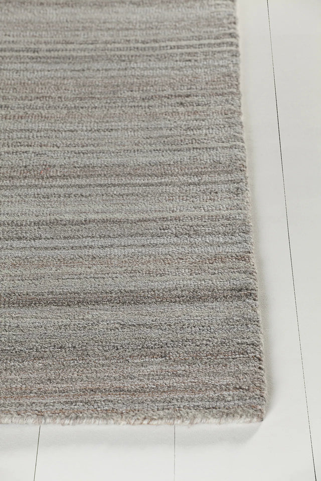 Chandra Anya ANY-44103 Grey and Silver rug, corner detail