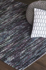 Chandra Argos ARG-51500 Purple and Multi rug, shown in a styled room setting