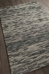 Chandra Argos ARG-51501 Grey and Cream rug, angled side view