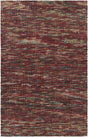 Chandra Argos ARG-51503 Red and Multi rug, flat view