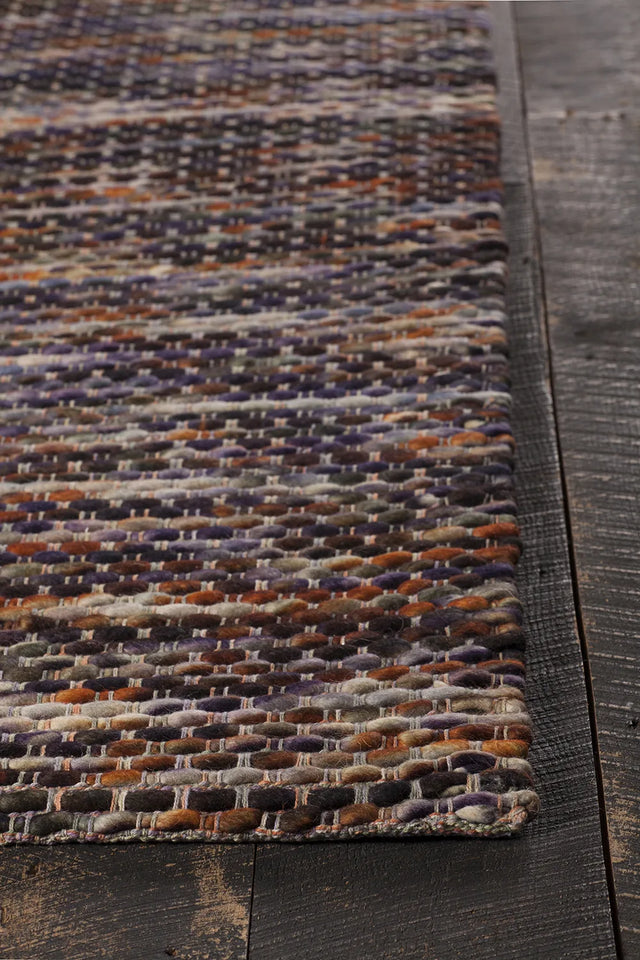 Chandra Argos ARG-51504 Orange and Multi rug, corner detail