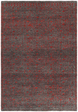 Chandra Ashton ASH-48702 Red and Grey rug, flat view