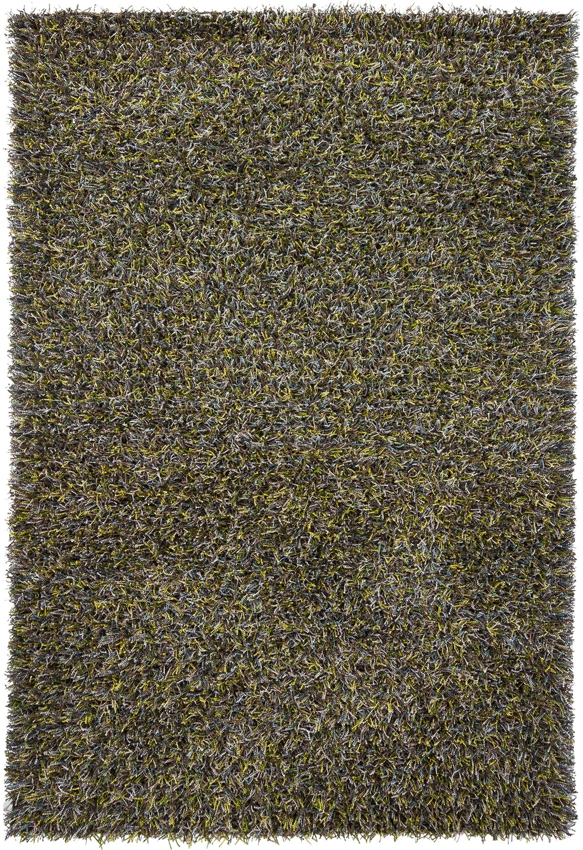 Chandra Astrid AST-14300 Yellow and Brown and Green and Blue and Ivory rug, flat view