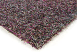 Chandra Astrid AST-14302 Purple and Blue and Brown and Grey and Ivory rug, corner detail