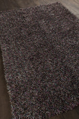 Chandra Astrid AST-14302 Purple and Blue and Brown and Grey and Ivory rug, angled side view