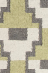 Chandra Avon AVO-34402 Green and Grey and White rug, texture close-up
