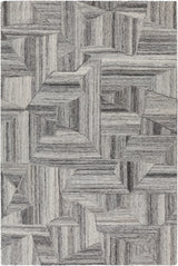 Chandra Avril AVR-49200 Grey and White rug, flat view