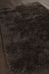 Chandra Barun BAR-21300 Brown and Blue and Ivory rug, angled side view