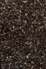 Chandra Barun BAR-21300 Brown and Blue and Ivory rug, texture close-up