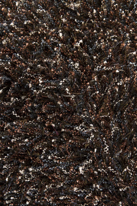Chandra Barun BAR-21300 Brown and Blue and Ivory rug, texture close-up