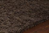 Chandra Barun BAR-21301 Brown and Purple and Gold rug, side detail view