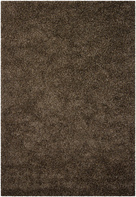 Chandra Barun BAR-21302 Brown and Ivory and Gold rug, flat view
