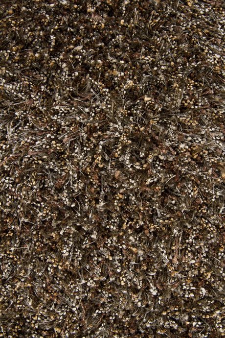 Chandra Barun BAR-21302 Brown and Ivory and Gold rug, texture close-up