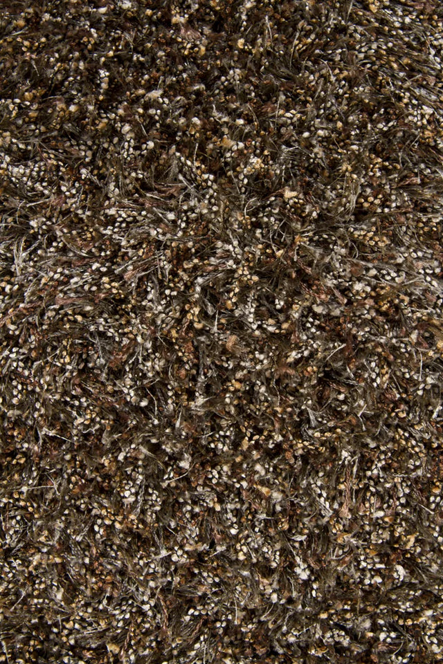 Chandra Barun BAR-21302 Brown and Ivory and Gold rug, texture close-up