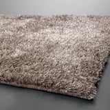 Chandra Barun BAR-21303 Grey and Ivory and Charcoal rug, corner detail
