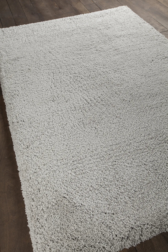 Chandra Bella BEL-51403 Grey rug, angled side view