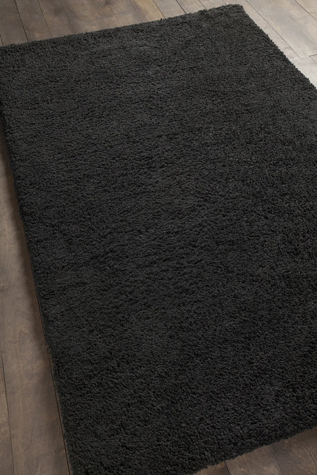 Chandra Bella BEL-51404 Black rug, angled side view