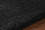 Chandra Bella BEL-51404 Black rug, side detail view
