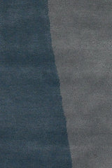 Chandra Bense Garza BEN-3003 Grey and Blue and Black rug, texture close-up
