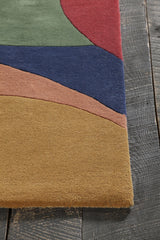 Chandra Bense Garza BEN-3010 Multi rug, corner detail