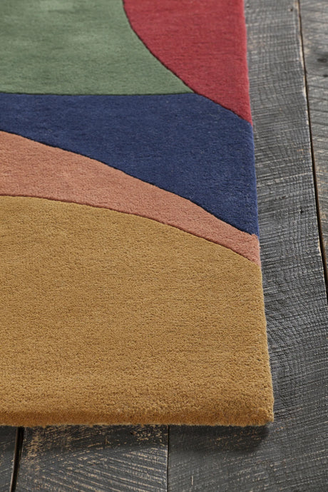 Chandra Bense Garza BEN-3010 Multi rug, corner detail