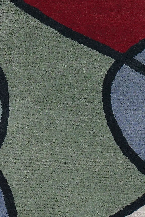 Chandra Bense Garza BEN-3011 Multi rug, texture close-up
