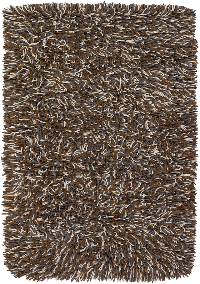Chandra Big Jos BIG-20801 Brown and Grey and Ivory rug, flat view